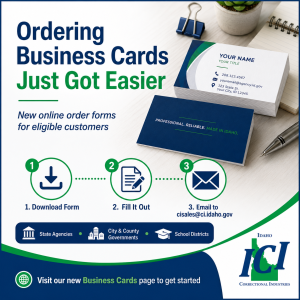 New Process for Ordering Business Cards