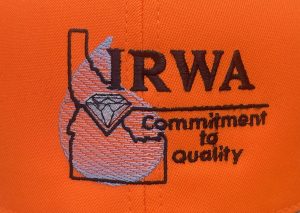 Embroidered IRWA logo