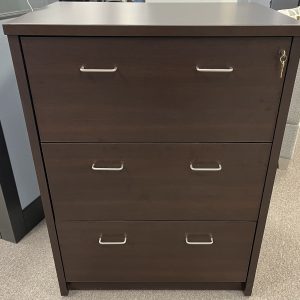 Three drawer lateral file cabinet
