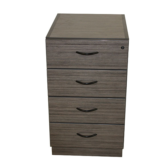 gray set of drawers