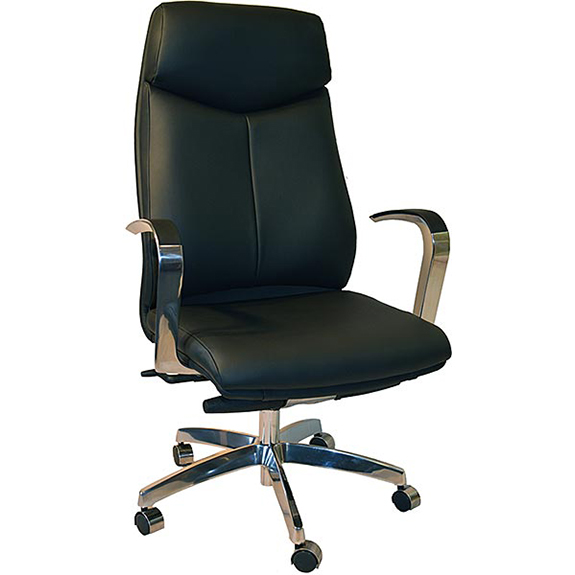 tall back black office chair
