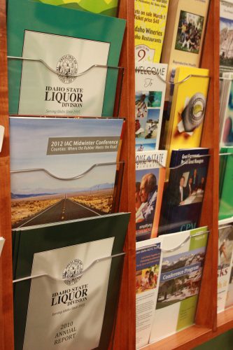 printed brochures and magazines